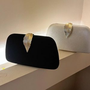 Luxe Leaf Clutch