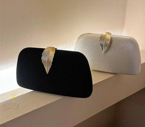 Luxe Leaf Clutch