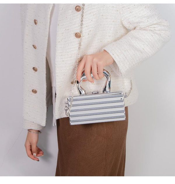 GlamLock Metallic Mini Bag