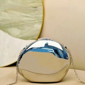 Celeste Shine Clutch